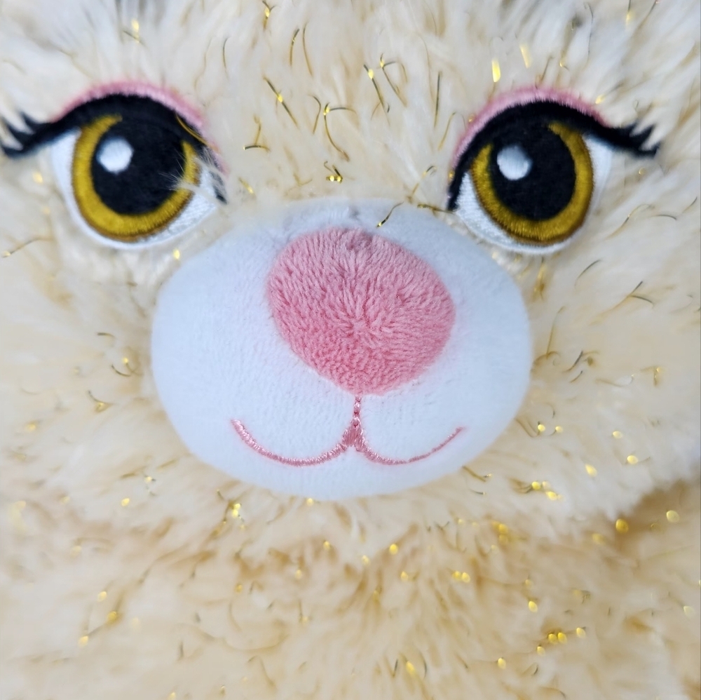 Build-A-Bear 2017 Disney Beauty & the Beast BELLE Gold Sparkle Bear Plush 16" LE - Picture 3 of 12